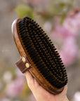 "Nala" Boar hair & Brass Brush
