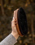 "Fredo" Sheep's Wool Shine Brush