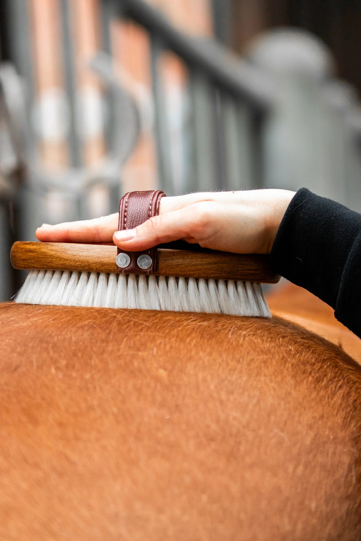 &quot;Mo&quot; Goat Hair Shine Brush