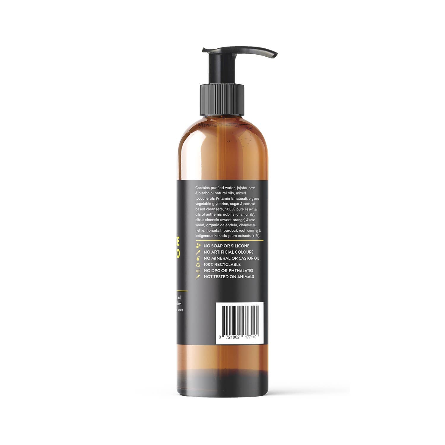 Natural Sensitive Dog Shampoo (Chamomile, Orange &amp; Rosewood)