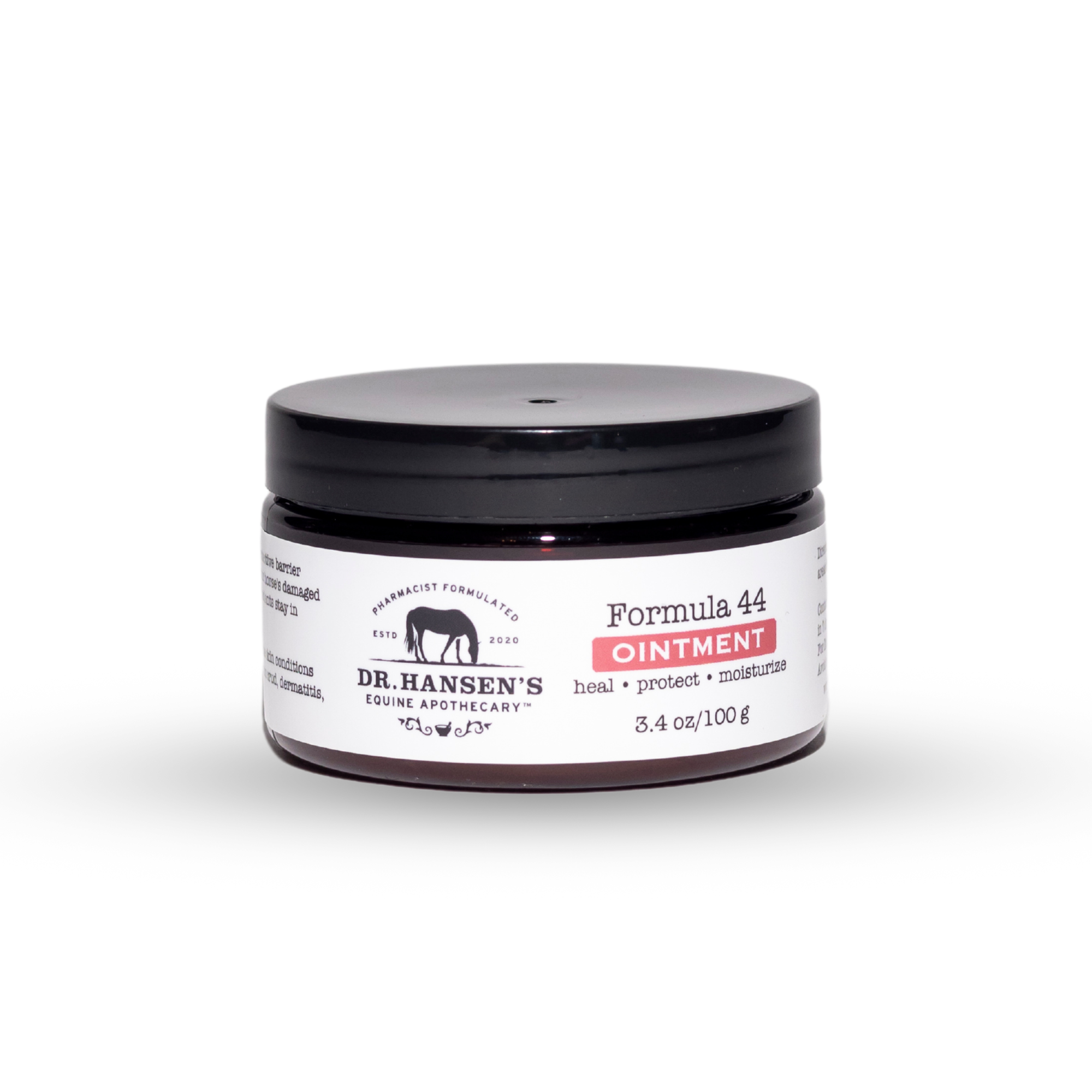 Formula 44 skin ointment for horses. Heal protect and moisturize. 